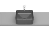 Roca Inspira 370mm Square Countertop Basin - Onyx