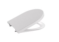 Roca Inspira Round Compact Soft-Close Toilet Seat - Pearl