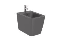 Roca Inspira Square Back-to-Wall Bidet - Onyx