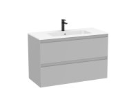 Roca Tenue 1000mm 2 Drawer Vanity Unit & Basin - Pearl