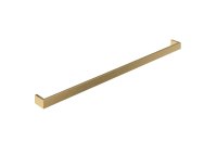 Abacus Pure Single Towel Bar - Brushed Brass