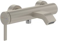 Villeroy & Boch Dawn Single-Lever Bath & Shower Mixer - Matt Brushed Nickel