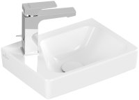 Villeroy & Boch Architectura 360mm Left Hand Basin with Overflow - White Alpin