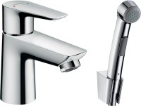 Hansgrohe Talis E Single Lever Basin Mixer with Bidet Spray & Shower Hose 160cm