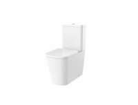 The White Space Anon Closed Back Close Coupled Toilet - White