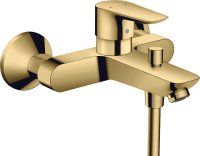 Hansgrohe Talis E Single Lever Manual Bath Mixer for Exposed Installation - Polished Gold-Optic