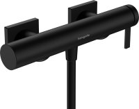 Hansgrohe Tecturis E Single Lever Shower Mixer for Exposed Installation - Matt Black