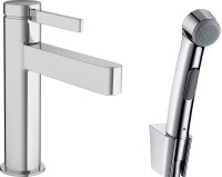 Hansgrohe Finoris Single Lever Basin Mixer 110 with Bidette Hand Shower & Shower Hose 160cm