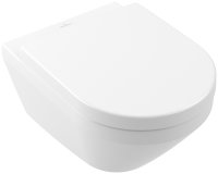 Villeroy & Boch Architectura Wall-Hung Rimless Toilet with Twistflush - White Alpin