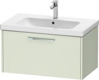 Duravit D-Code 784mm x 460mm 1 Drawer Wall Hung Vanity Unit - Pale Green