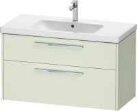 Duravit D-Code 984mm x 460mm 2 Drawer Wall Hung Vanity Unit - Pale Green