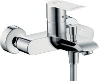 Hansgrohe Metris Single Lever Manual Bath Mixer for Exposed Installation - Chrome