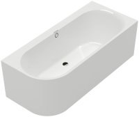 Villeroy & Boch Oberon 2.1 1800 x 800mm Right Corner Back-To-Wall Bath - White Alpin