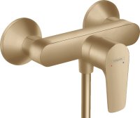 Hansgrohe Talis E Single Lever Manual Shower Mixer for Exposed Installation - Brushed Bronze