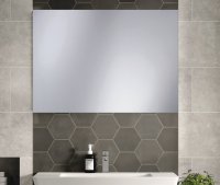 The White Space 600 x 700mm Rectangular Non-Illuminated Mirror