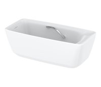 TOTO Square 1700 x 835mm Freestanding Floatation Bath with Grips