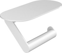 Hansgrohe Wallstoris Toilet Paper Holder with Shelf - Matt White