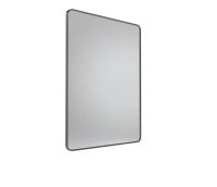 Tavistock Verge 600 x 800mm Rectangular Mirror - Gunmetal