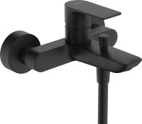 Hansgrohe Rebris E Single Lever Bath Mixer for Exposed Installation - Matt Black