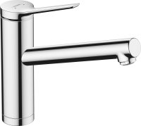 Hansgrohe Zesis M33 Single Lever Kitchen Mixer 160, Installation In Front Of A Window, 1jet - Chrome