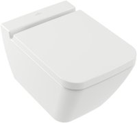 Villeroy & Boch Finion Square Rimless Wall-Hung Toilet - White Alpin