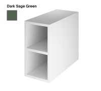 The White Space Choice 200 x 455 x 400mm Shelf Unit - Dark Sage Green