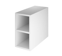 The White Space Choice 200 x 455 x 400mm Shelf Unit - White