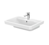 TOTO CF 650mm Square Basin with 1 Tap Hole & Overflow