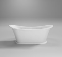 Trojan Bateaux 1700 x 745mm Freestanding Boat Bath - Gloss White