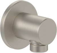 Villeroy & Boch Universal Round Shower Wall Outlet - Matt Brushed Nickel