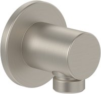 Villeroy & Boch Universal Round Shower Wall Outlet - Matt Brushed Nickel - Stock Clearance