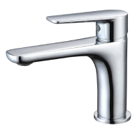 The White Space Stride Mono Basin Mixer with Pop-Up Waste - Chrome