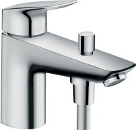 Hansgrohe Logis Single Lever Bath & Shower Mixer Monotrou with 2 Flow Rates - Chrome