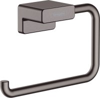 Hansgrohe Addstoris Roll Holder without Cover - Brushed Black Chrome