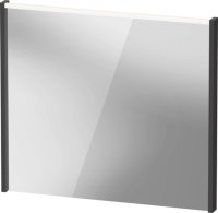 Duravit D-Code 800mm x 700mm Illuminated Mirror - Matt Graphite