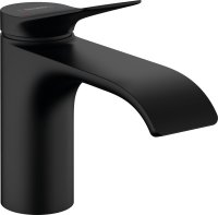 Hansgrohe Vivenis Single Lever Basin Mixer 80 without Waste Set - Matt Black