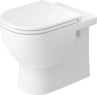 Duravit D-Code Rimless Washdown Back-to-Wall Toilet