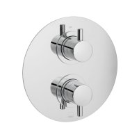 Vado Celsius Round 1 Outlet Thermostatic Shower Valve - Chrome