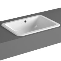 Vitra S20 50 x 37cm Square Countertop Basin