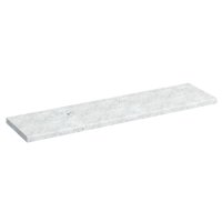 Burlington Bathrooms 1200mm Minerva Worktop - Carrara White Marble