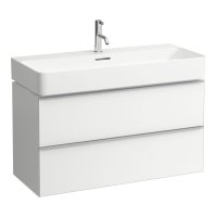 Laufen Space 935mm Two Drawer Vanity Unit - Matt White