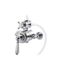 St James Classical Exposed Thermostatic Shower Valve with Diverter