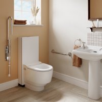 Geberit Aquaclean Mera Care Classic Floor Standing Close Coupled Shower Toilet - White Alpine