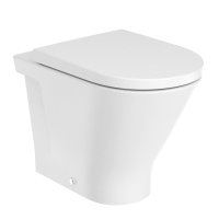 Roca The Gap Round Rimless Back to Wall Toilet