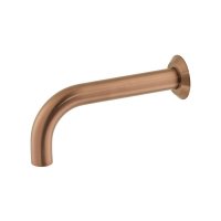 Vado Individual Origins Wall Mounted Bath Spout - Brushed Bronze