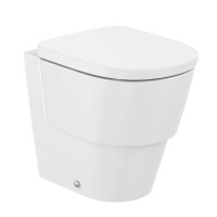 Roca Tura Back to Wall Rimless Toilet - White