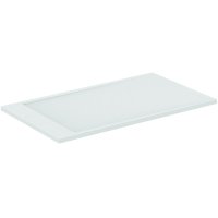 Ideal Standard i.life Ultra Flat S 1400 x 800mm Rectangular Shower Tray with Waste (On Short Side) - Pure White