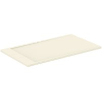 Ideal Standard i.life Ultra Flat S 1400 x 800mm Rectangular Shower Tray with Waste (On Short Side) - Sand