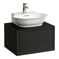 Laufen The New Classic 600mm Drawer Element for Basin with One Drawer - Blacked Oak