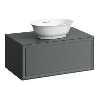 Laufen The New Classic 800mm Drawer Element for Bowl with One Drawer - Traffic Grey